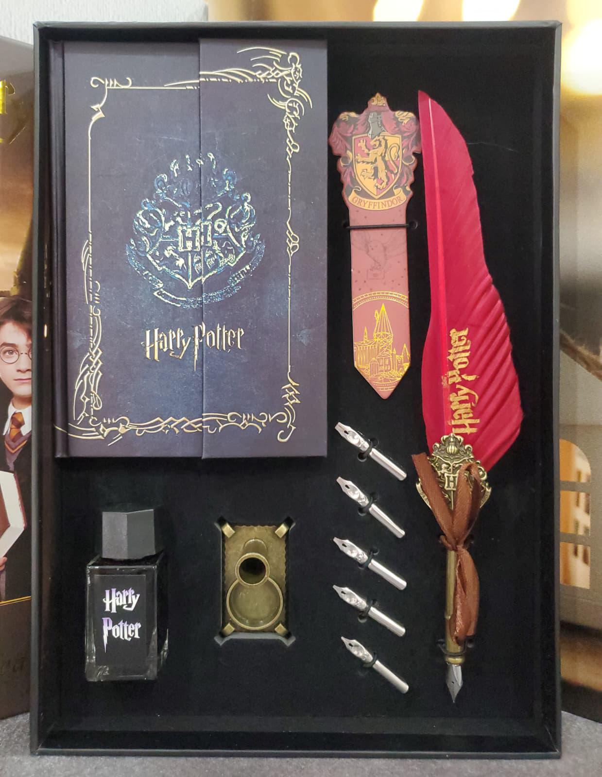 Harry Potter Koleksiyonluk Defter ve Tüy Kalem Yazı Seti ✨🪶