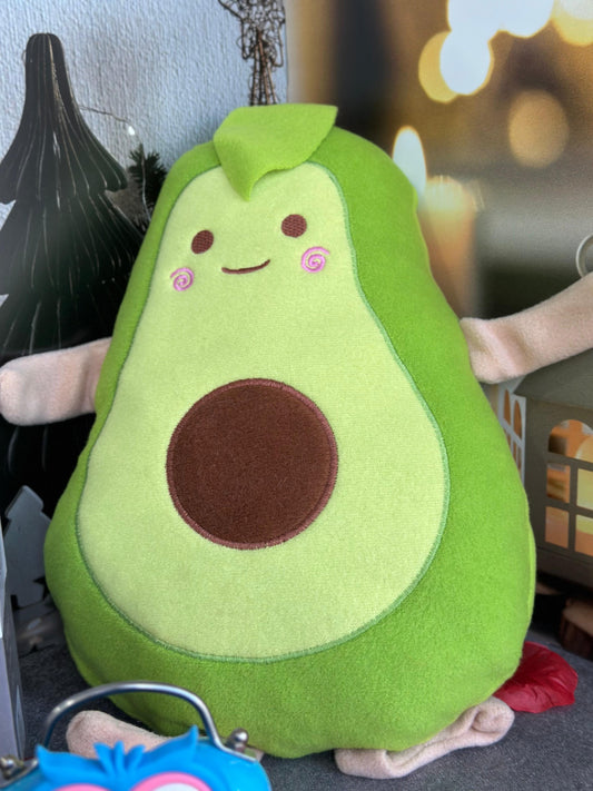 Sevimli Baykuş Çalar Saat ve Avokado Peluş Seti 🎁