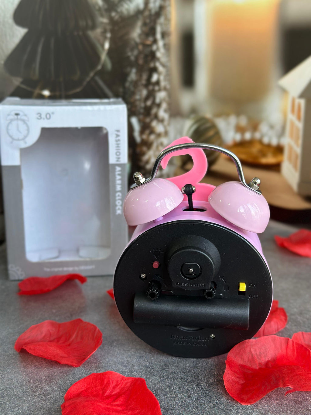 Pembe Flamingo Tasarımlı Çalar Saat