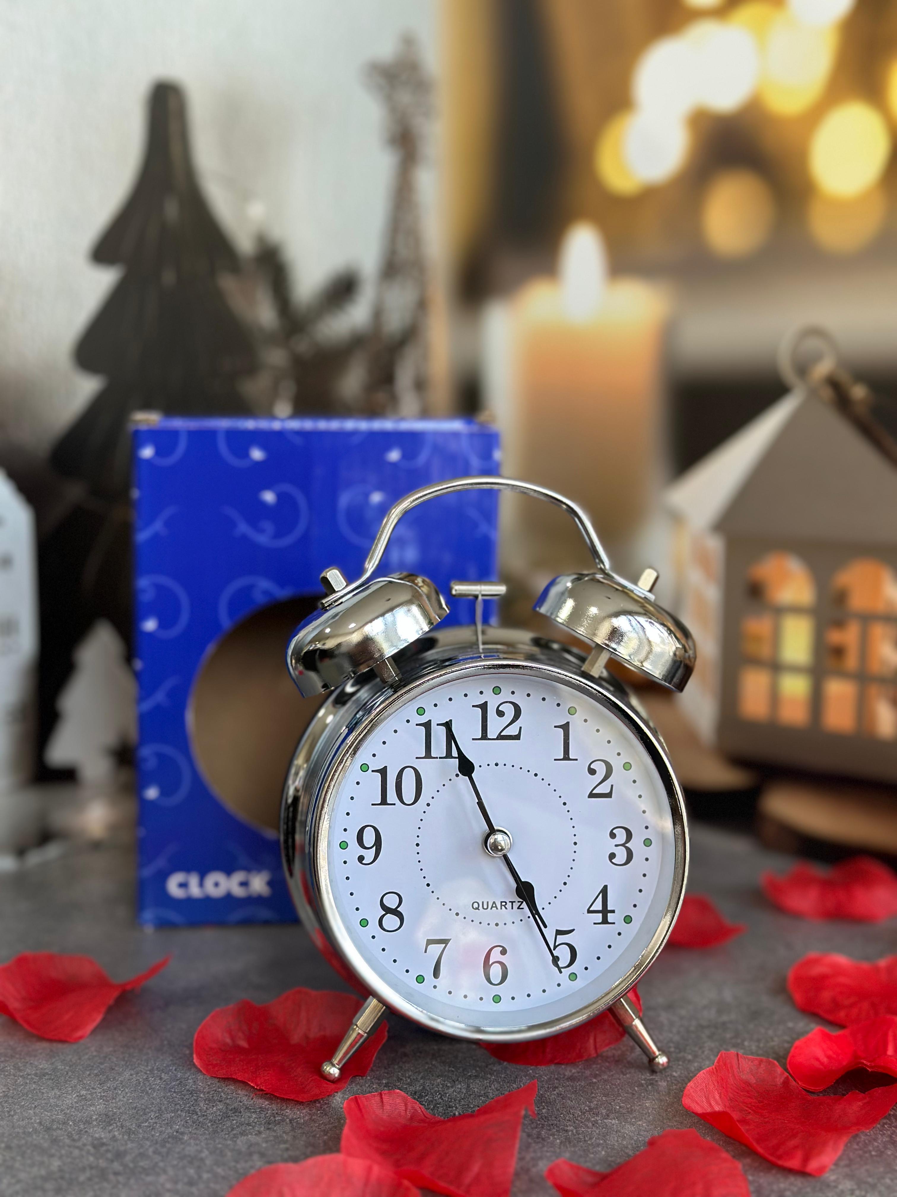 Pembe Dijital LCD Masa ve Çalar Saat