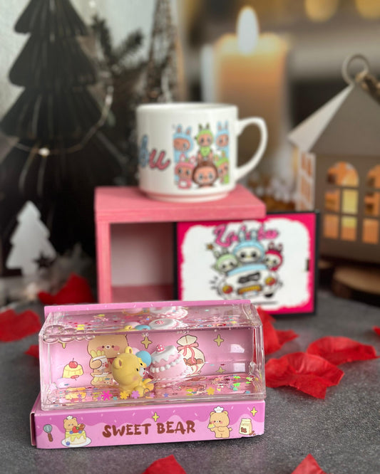 Labubulu Bardak + Sweet Bear (Tatlı Ayıcık) Oyuncağı