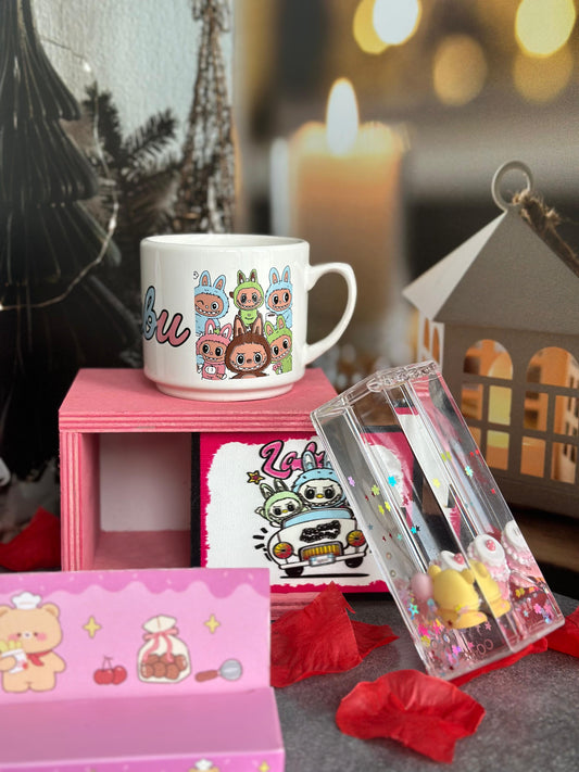 Labubulu Bardak + Sweet Bear (Tatlı Ayıcık) Oyuncağı