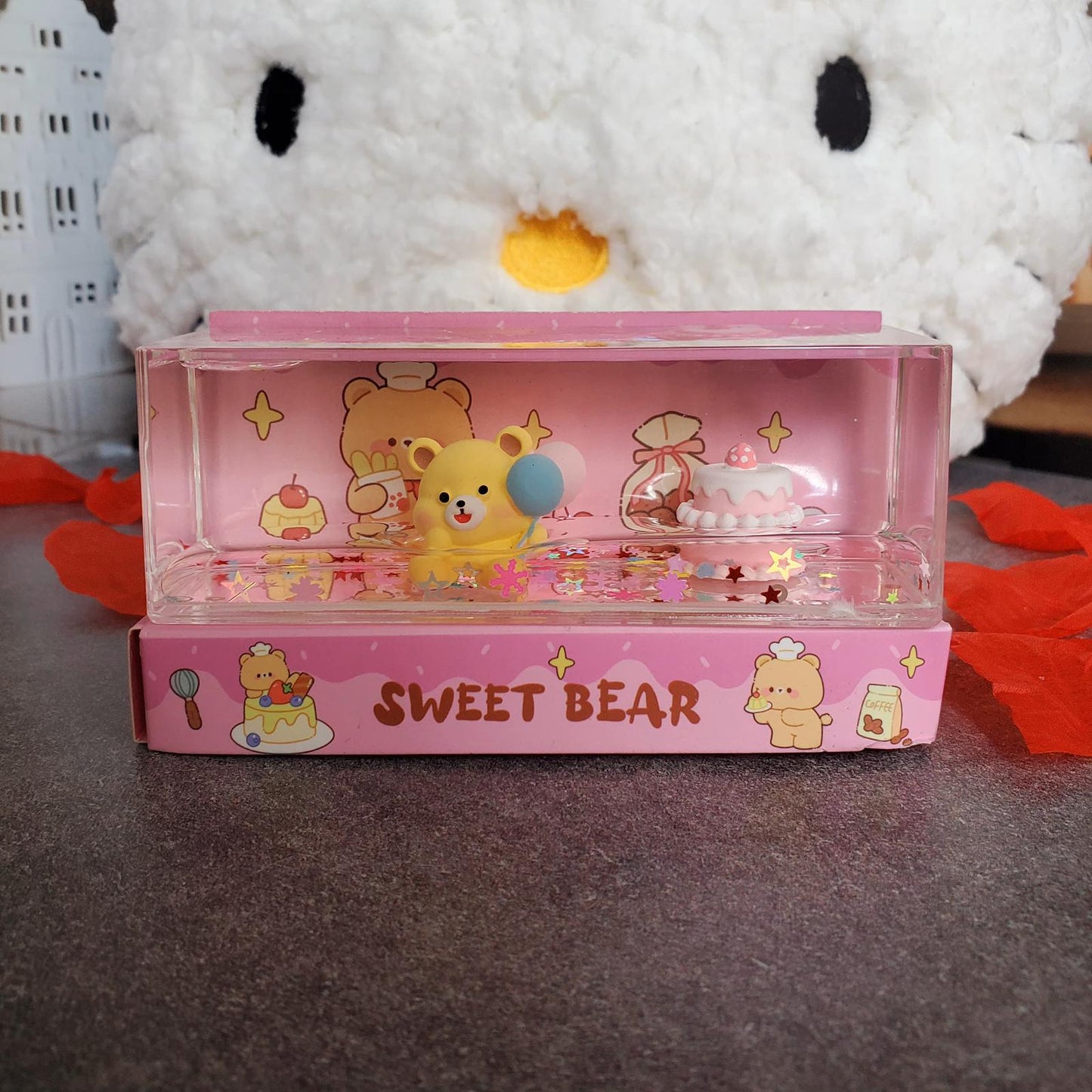 🎀✨ Hello Kitty Kafa Yastığı & Cam Süsü Seti | Sevimli ve Işıltılı Dekor Seti