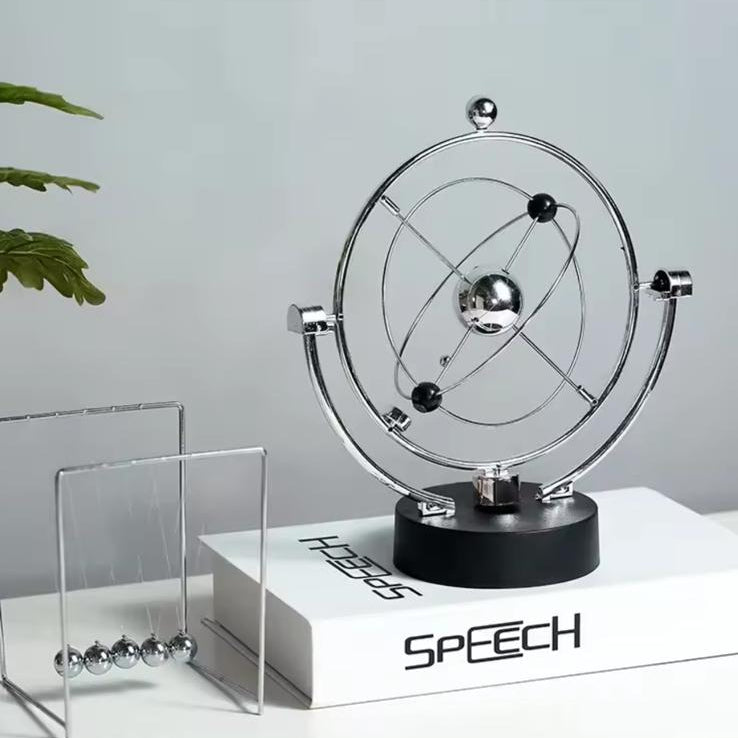 Çelik Denge Topu Fizik Bilim Masası Oyuncak Aksesuar