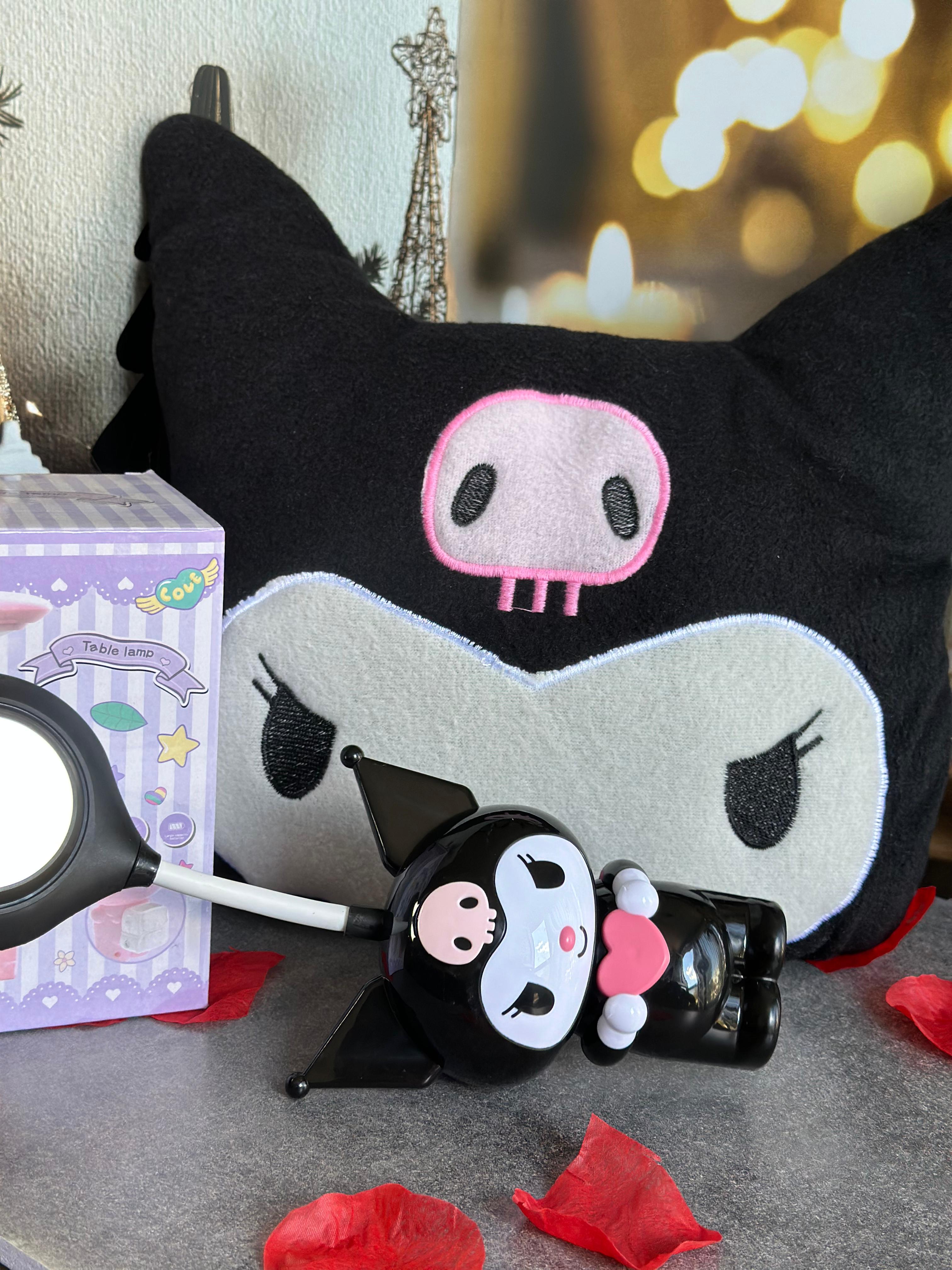Kollektif Kuromi Peluş Yastık ve Lamba