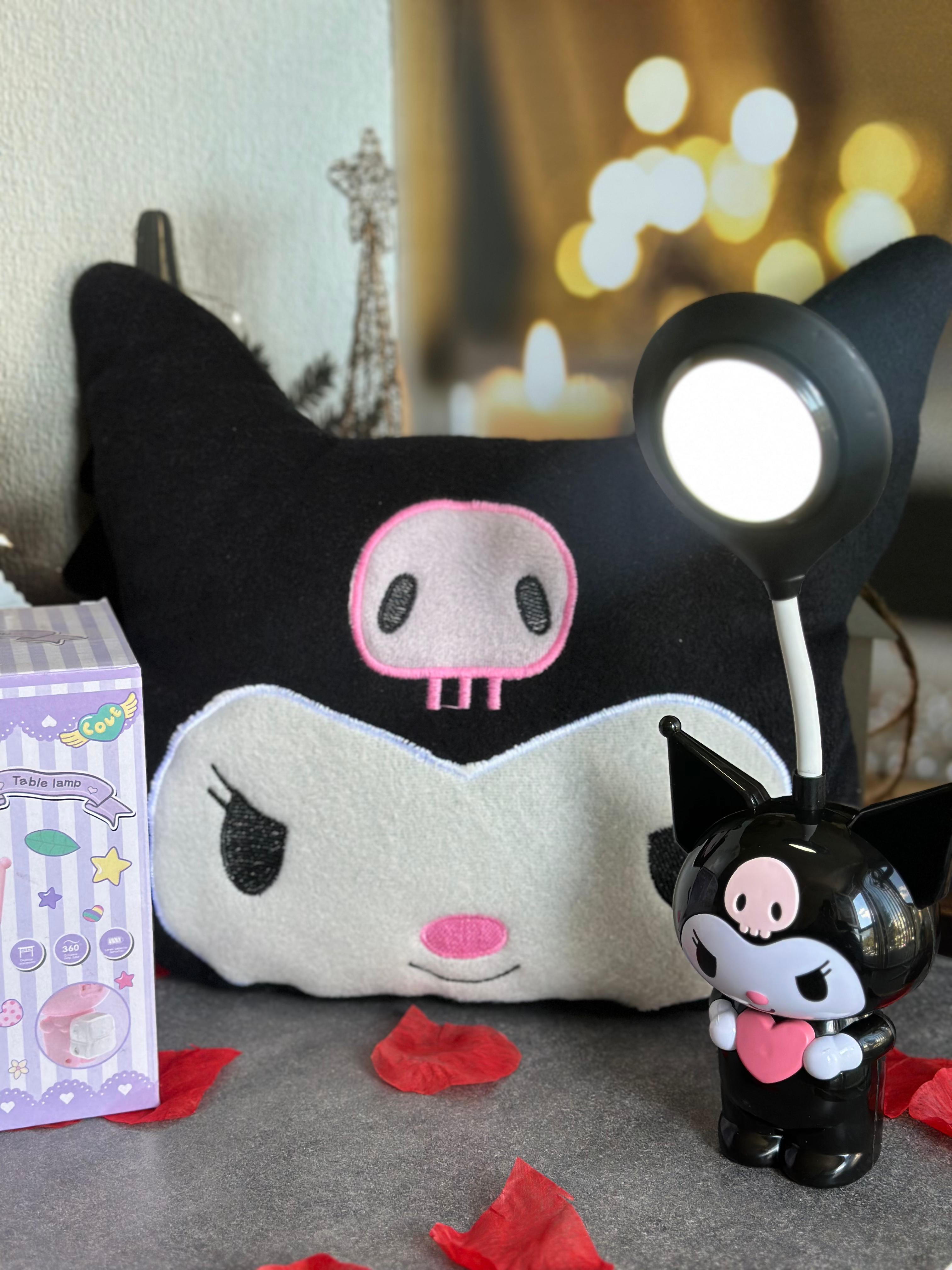 Kollektif Kuromi Peluş Yastık ve Lamba