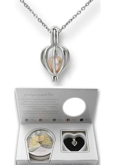 Kişiye Özel Fotoğraf, Biblo ve Gerçek İncili Kolye Set