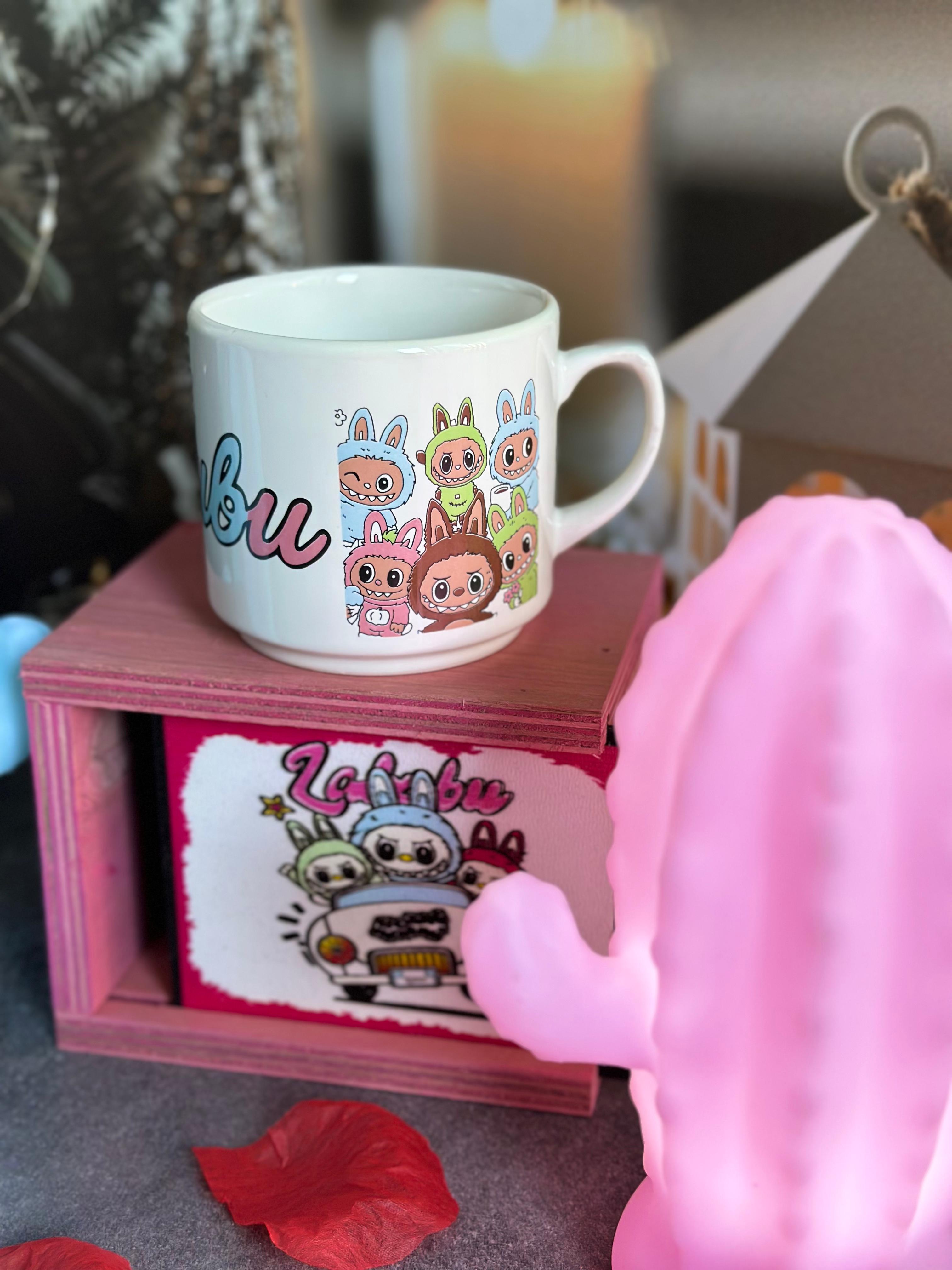 Labubu Bardak ve Kaktüs Lamba Seti