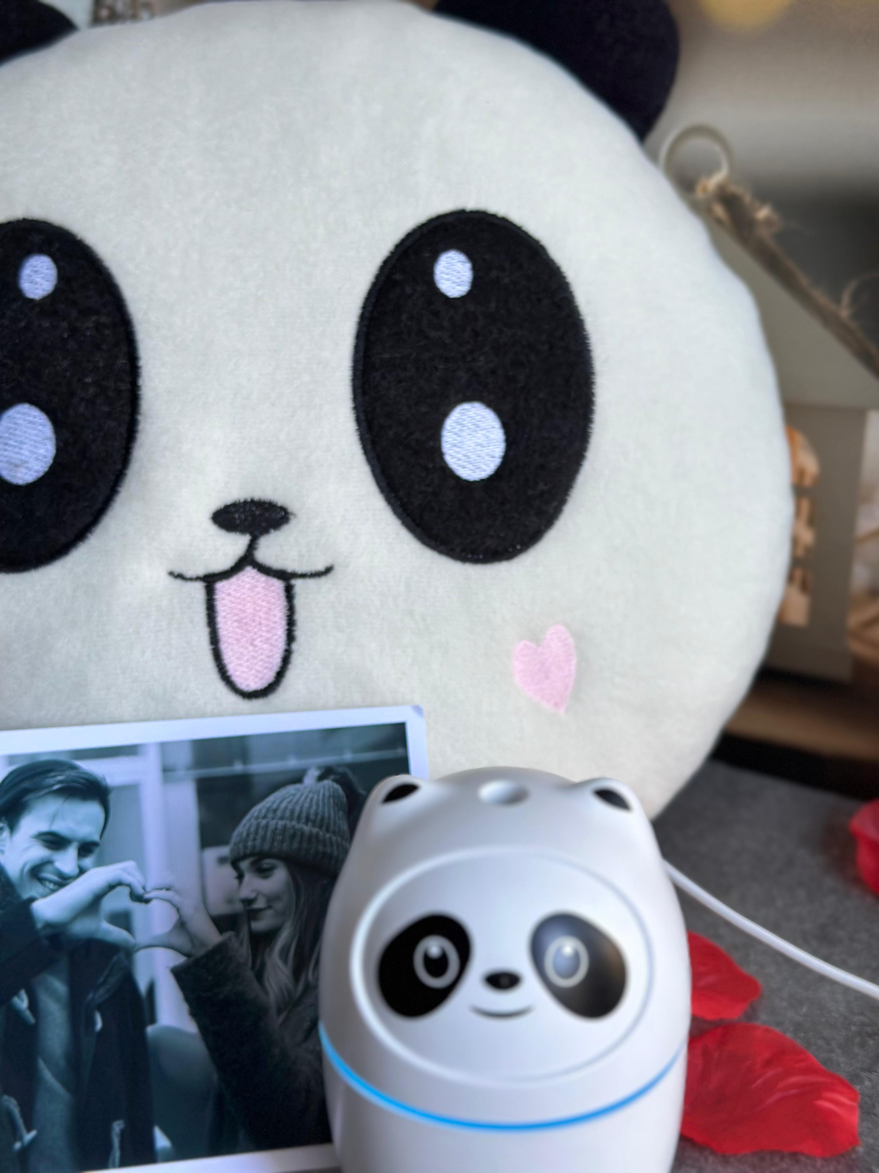 Peluş Yastık, Panda Nemlendirici ve Kişiye Özel Fotoğraf