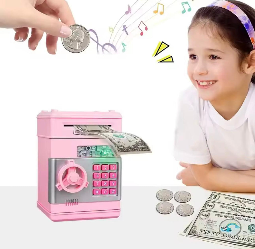 Şifreli ATM Kasa Kumbara Pilli
