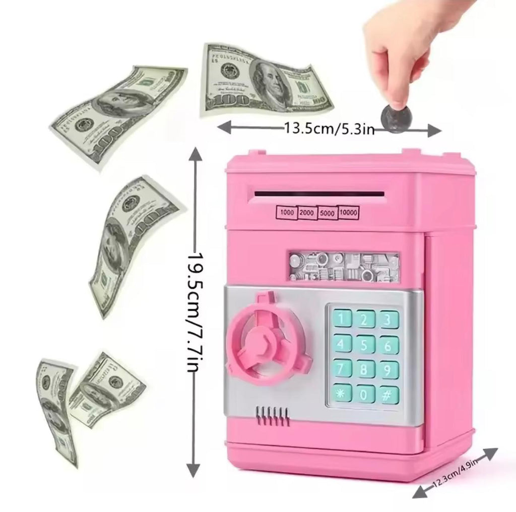 Şifreli ATM Kasa Kumbara Pilli