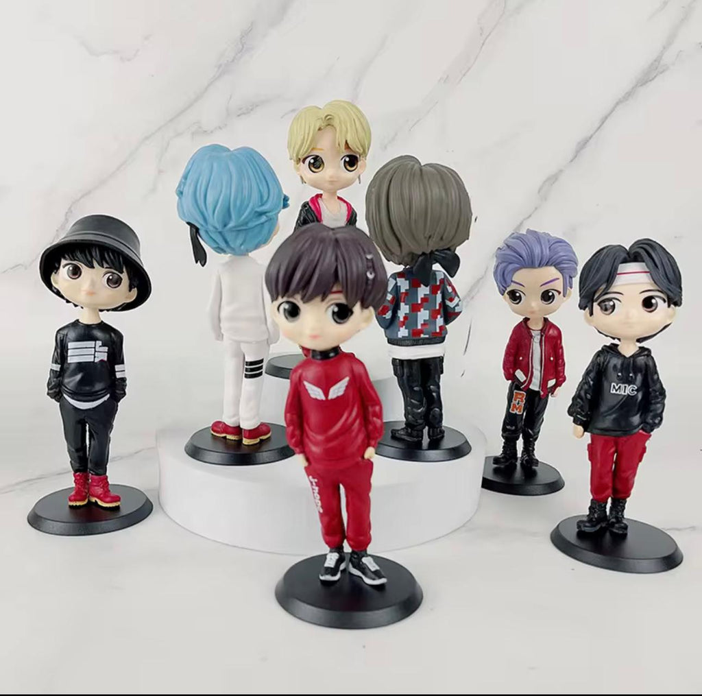 Bts 7'li Set Figür