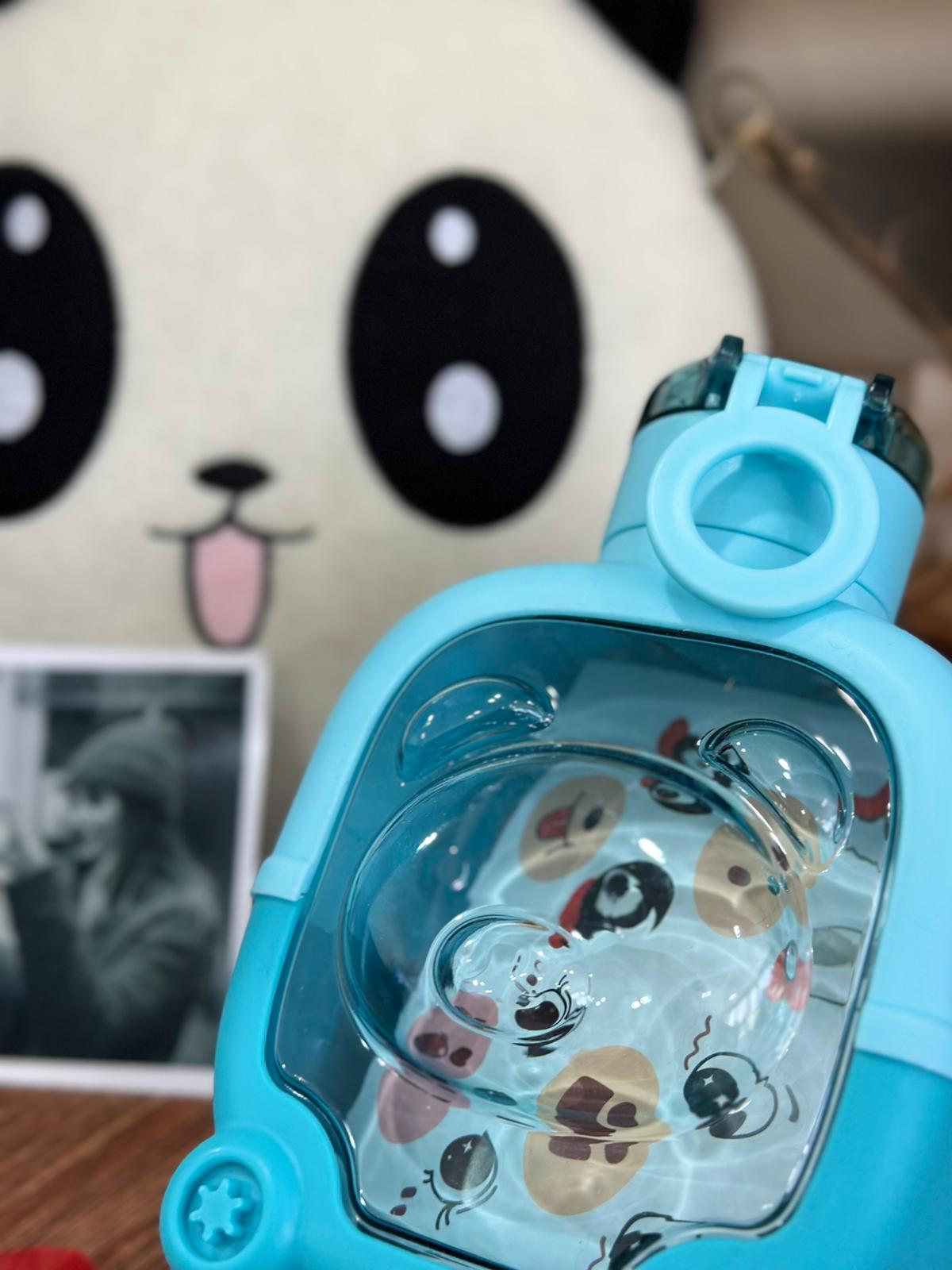 Panda Peluş Yastık  Sevimli Ayıcık Desenli Su Matarası  Kişiye Özel Çerçeve